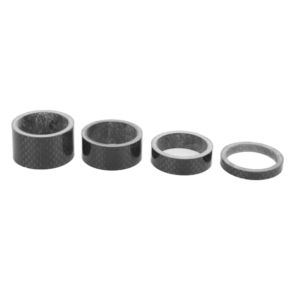 Cykel Headset Vaskemaskine Fuld Carbon Fiber Cykel Forgaffel Stammeafstandspasning Passer Til 1,1 Tommer Forgaffel 4stk