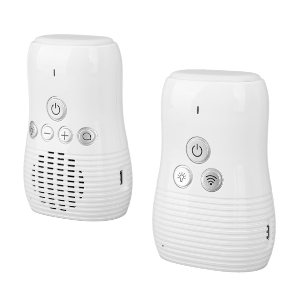 Babylydmonitor trådløs telefonapp fjernbetjening spædbarnspleje tovejs intercom med natlys 100 til 240V AU-stik