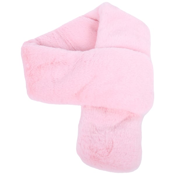 Elektrisk Värmehalshalsduk USB Vinter Varm Andas Tvättbar Unisex Nackvård WrapPink