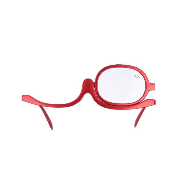 Forstør øjenmakeup briller Enkeltglas roterende briller Kvinder Makeup Essential Tool #2