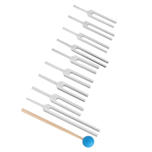 9 kpl 174/ 285/ 396/ 417/ 528/ 639/ 741/ 852/ 963HZ Tuning Fork Sound Healing Therapy set