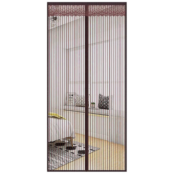 Självtätande Magnetisk Skärmdörr - Tålig Handsfree Nätpartition - Håll Öppen Funktion - 31\" x 74\"