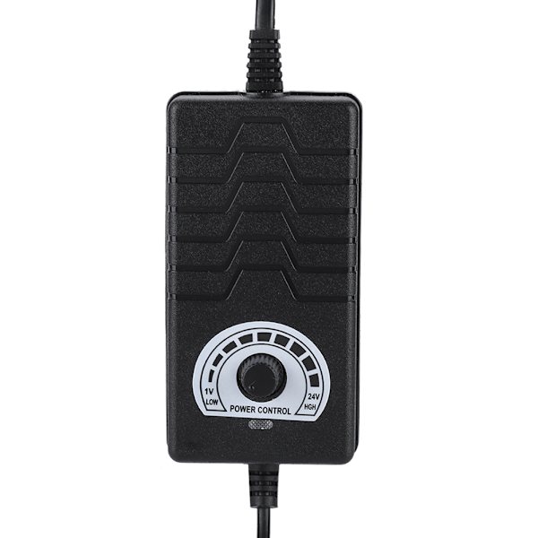48W 2A 1-24V Justerbar spændingsstrømadapter Motorhastighedskontrol 100-240V EU-stik