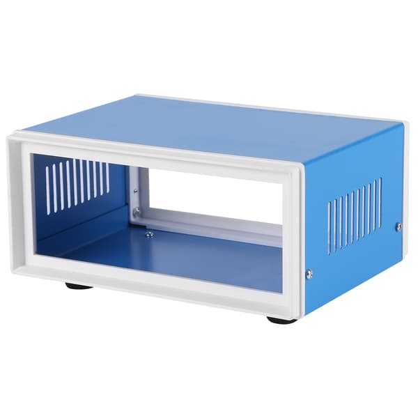 170*130*80mm Blå Metalindkapsling Projektkasse DIY Samledåse