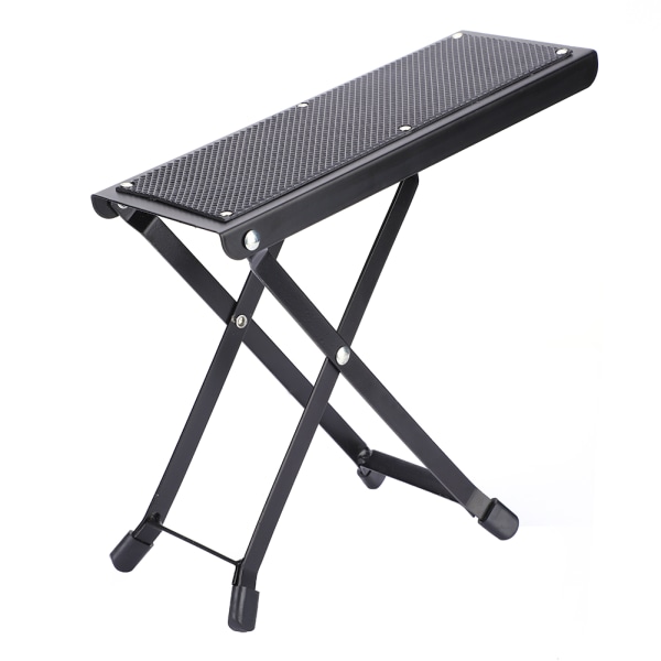 4 positioner Anti-skrid Justerbar Folde Metal Guitar Fodstøtte Skammel Pedal Stand