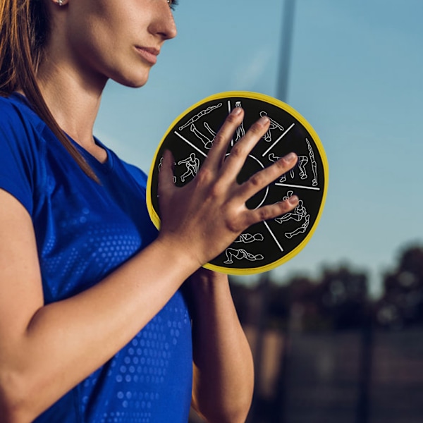 Træningssandpose Elastisk Dobbeltsidet Tykt Neopren Fitness Sand til Træning (Gul Side 1KG )