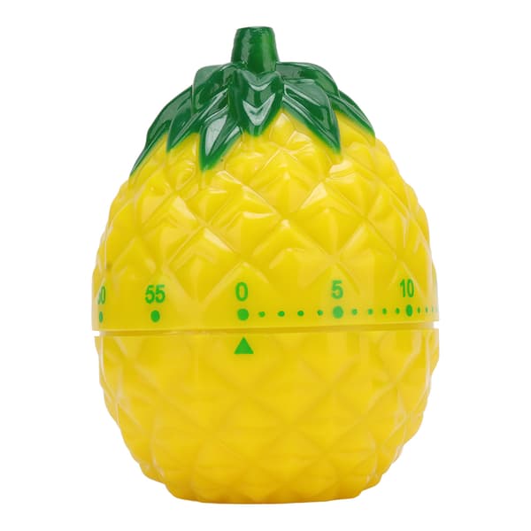 Kökstimer Fruktform Söt Stil Plastmaterial 6,4x6,4x8,7cm Kompakt Mekanisk Timer för Hemmet