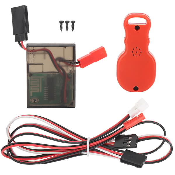 Bil Universal Vinsj Trådløs Fjernkontroll Mottaker Kit Tilbehør for 1/10 RC Crawler