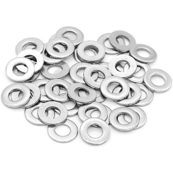 360 stk. flade skiver i rustfrit stål, sortimentssæt M2 M2.5 M3 M4 M5 M6 M8 M10, Versailles