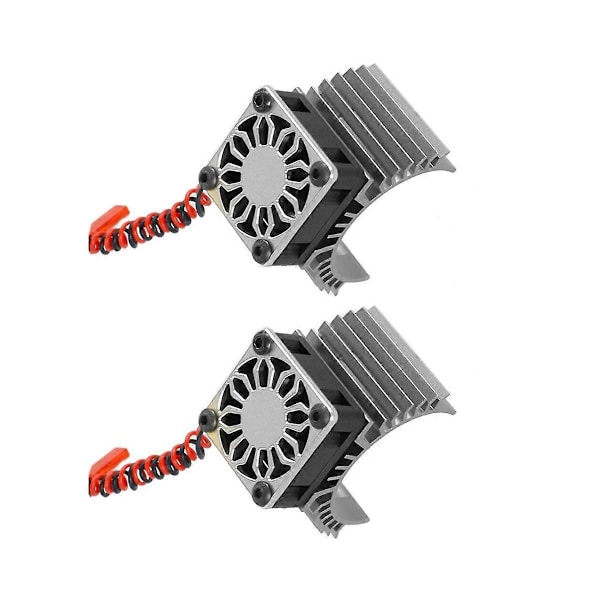 RC Motor Kylfläkt Kylare 36mm för RC Bil 1/8 1/10 Skala Svart