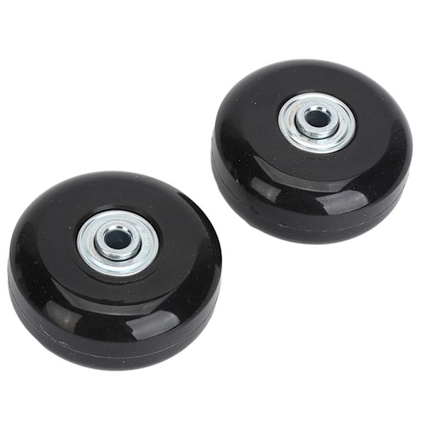 2 stk. bagagekuffert udskiftningshjul universelle gummi drejehjul lejer reparationskits med installationsværktøj 56x24mm / 2.2x0.9in