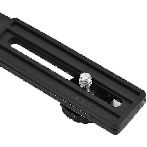 Kamera L-formet Blitsbrakett, Aluminiumlegering Doble Blitssko 1/4 tommer, Gjengebrakettfeste, LED Mikrofon
