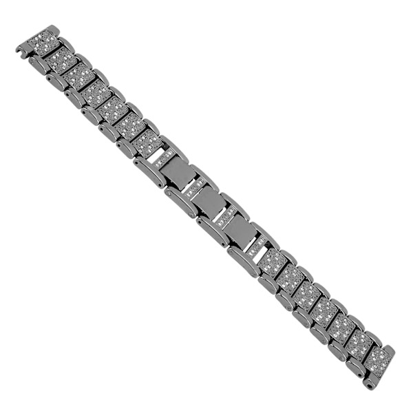 22 mm skinnende smarturbånd til Samsung Gear S3/ Gear2 R380/ Gear2 Neo R381/ Live R382Black(opp)