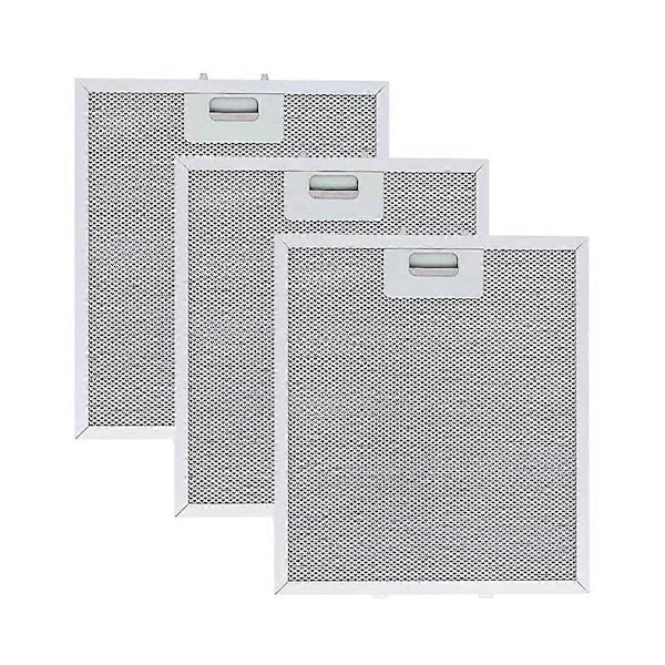 3 stk. W10169961A Emhættefilter til 12X10,5 tommer