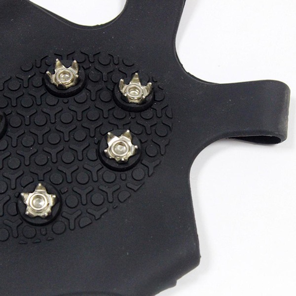 1 par Crampons Ice Traction Cleats Non Slip Sko Greb 10 Spikes Ice Cleats til Sko Støvler Traction Cleats til Udendørs Gåture på Sne og Is