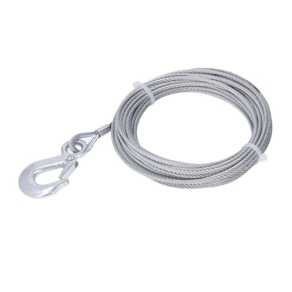 Spil Wire Rope 4mmx12m Kabel 2000LBS Styrke Rustfrit Stål Galvaniseret Udskiftning