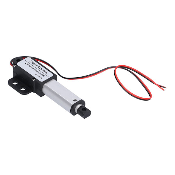 Lineaarinen karamoottori DC 12V 30mm iskunpituus Hiljainen oikosulkusuojaus T-tyyppinen ruuvi Mini sähköinen lineaarinen liikekaramoottori30mm/s‑20N