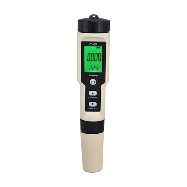 Hydrogen Test Pen Høj følsomhed Baggrundsbelyst LCD Design Digital Hydrogen Meter til Akvarier Havearbejde Laboratorier