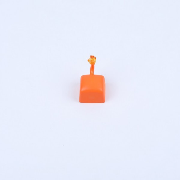 Gaming Keycaps Universal Cute Cartoon Shape Resin Keycap för mekaniska tangentbord Röd Charmander