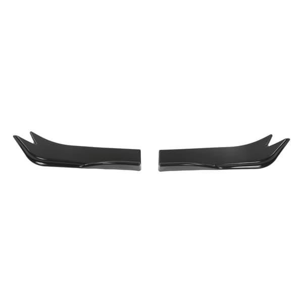2 stk. bakre støtfangerhjørneleppe 45 cm blank svart bilsplitterdiffusorleppe for 1-serie E90 E91