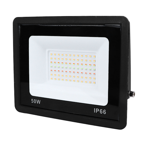 Färgförändrande LED-strålkastare för utomhusbruk, LED-scenbelysning, Bluetooth-smarta strålkastare för Tuya APP-kontroll 220V 50W RGB