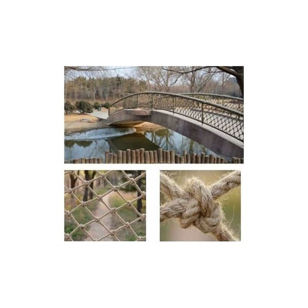 Debuns – Hampetov sikkerhedsnet 1 x 2 m – Bæreevne op til 300 kg – Til altaner, trapper og børnehaver