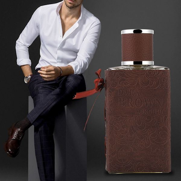 JEAN MISS French Men Doft Långvarig Cologne Parfym Födelsedagspresent 80ML (YT1760 Brown)