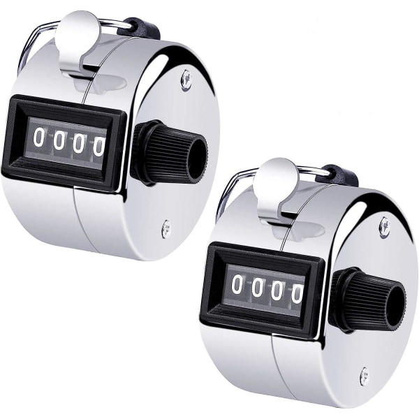 Digital Finger Tally Counter sett med 2 - håndholdt klikker for sport, arrangementer og pengehåndtering