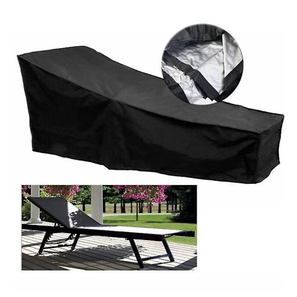 Havemøbelovertræk 210d Oxford Have Solstol Overtræk Vandtæt Udendørs Solstol Overtræk 210*75*40*80cm