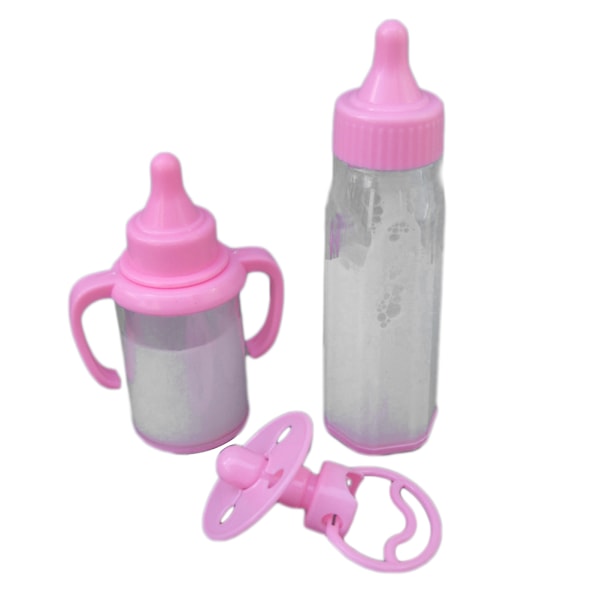 2PCS Magiske Flasker Simulering Flaske Leke Plast Dukke Flasker for Barn