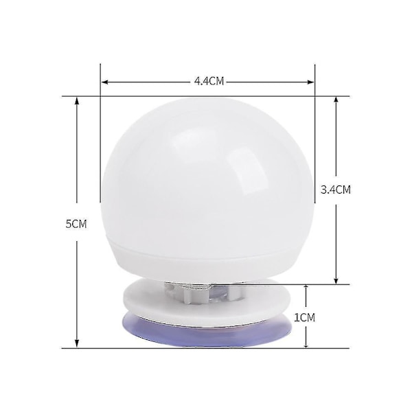 LED Vanity Lys Strip Kit med 10 Dæmpbare Pærer til Makeup Spejl i Fuld Længde, Vægspejl, Plug-In Vanity Spejl Lys med