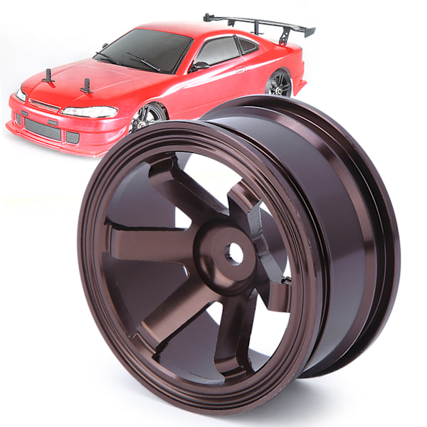 4 st Aluminium Alloy Hjulnav för Universal 1/10 Flat Running Drift RC BilCoffee