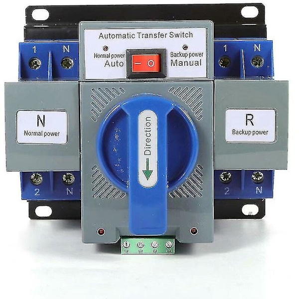 63a 2P ATS Generator Tillbehör Strömbrytare Dubbel Effektomvandling Manuell Automatisk Omkopplare-1st
