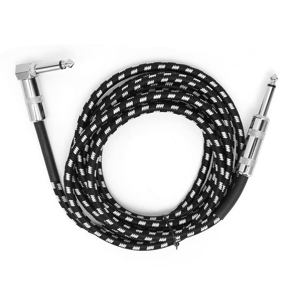 JORINDO 6.35MM Hane Huvud Ljud Gitarrkabel Elgitarr Förstärkarkabel 1/4 Tum Instrumentkabel 3 M