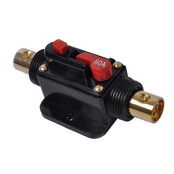 2 x 12V Bil Audio AGU Sikringsholder 4-8 AWG Inline Strømafbryder Beskyttelse 60A--