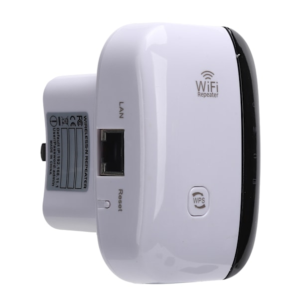 WiFi-räckviddsförlängare Signalförstärkare Repeater Stöd 2.4GHz WLAN 300M 110-240VAU-kontakt