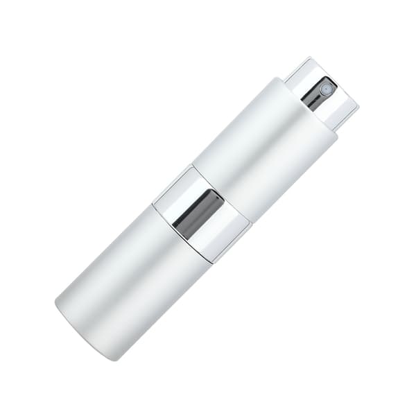 15 ml tom påfyllningsbar parfymatomizerflaska tom sprayflaska för utgående silver
