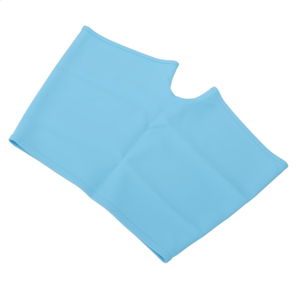 Kvinder silikone svømmeshorts 4 hjørne vandtætte lækagetæt elastiske menstruations badeshorts til sommer blå
