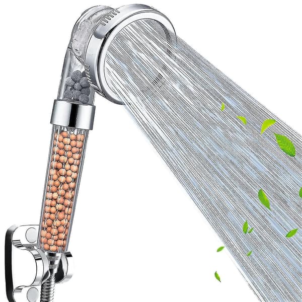 Ionic Filter Højtryks Vandbesparende Håndholdt Bruseshower med 3 Sprøjtetilstande