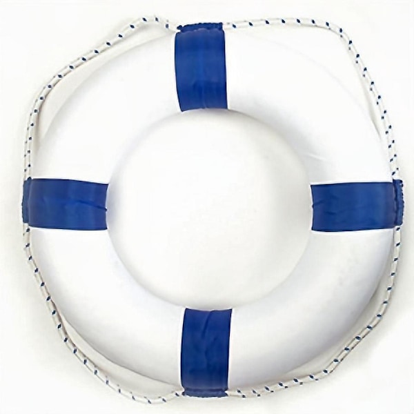 Skumringboj - 18 tum i diameter - Säkerhetsanordning för pool, sjö, båt, hav, flod - Barnvänlig