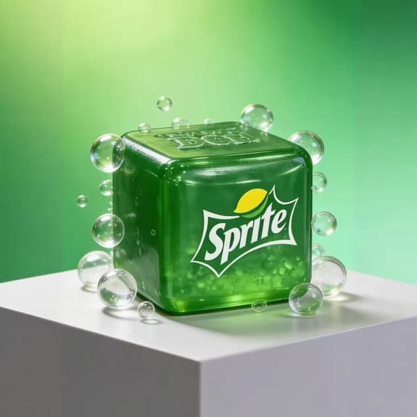 Ny tryckavlastande klämma Schyling Needoh Nice Cube sensorisk fingertoppsleksak (Sprite)