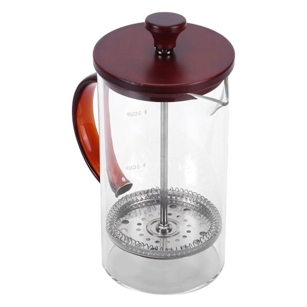 800 ml Presskanna Kaffebryggare Kittel Borosilikatglas Te Kaffe Kanna Behållare för Hembruk