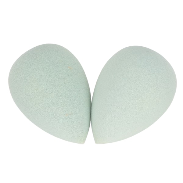 2 stk. Makeup Svamp Hjerteformet Holdbar Svamp Material Blød God Elasticitet Tør Vådt Dobbelt Brug Nem at Rengøre Beauty Svamp