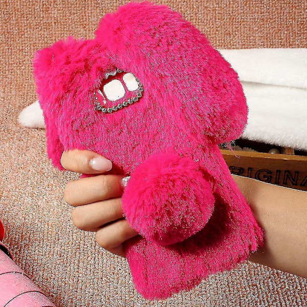 Pupu-kuvioinen Rhinestone-turkis TPU-puhelinkotelo Samsung Galaxy S8 -puhelimelle, Zekai Pink Style D, Samsung Galaxy S8