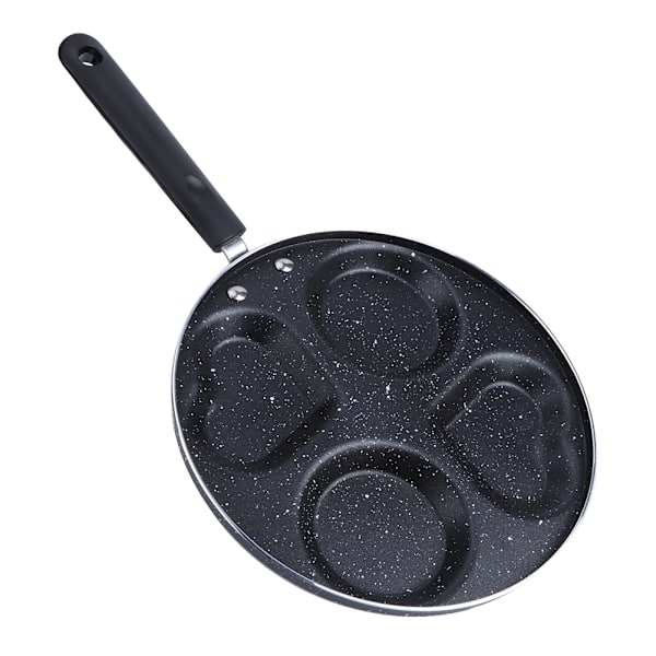 Multifunksjonell firehulls frokoststekepanne Non-stick stekepanne Kjøkkenverktøy 24,5 cm