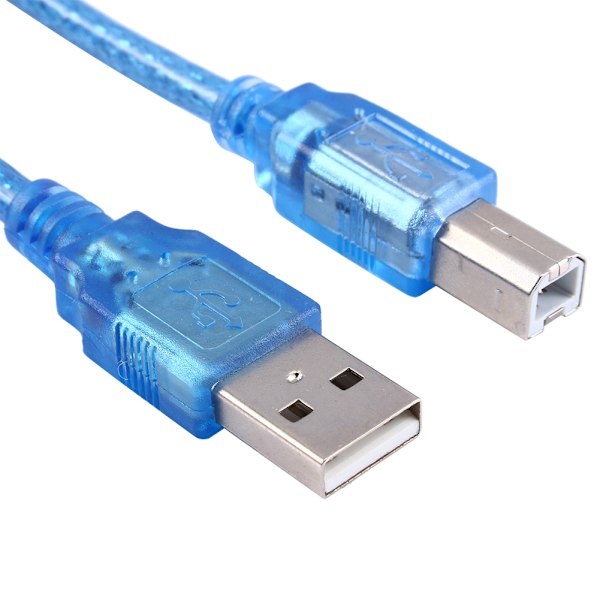 USB 2.0 A hane till B hane M/M datatransfer skrivare kabel sladd adapter