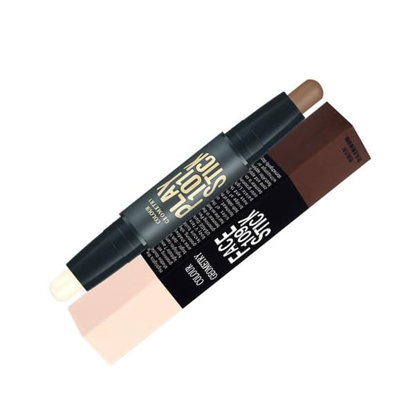Highlighter Stick Dubbelsidig Vattentät Brightener Highlighter Smink Konturstift Typ 2