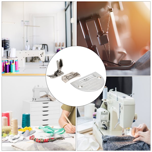 Lockstitch-ompelukoneen jalka E-hammas 18T saranoitu P351 paininjalka CNC-ompelukoneen osa