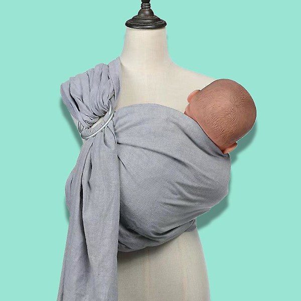 Adjustable Mesh Baby Wrap and Ring Sling for Infants, Newborns, Kids, and Toddlers