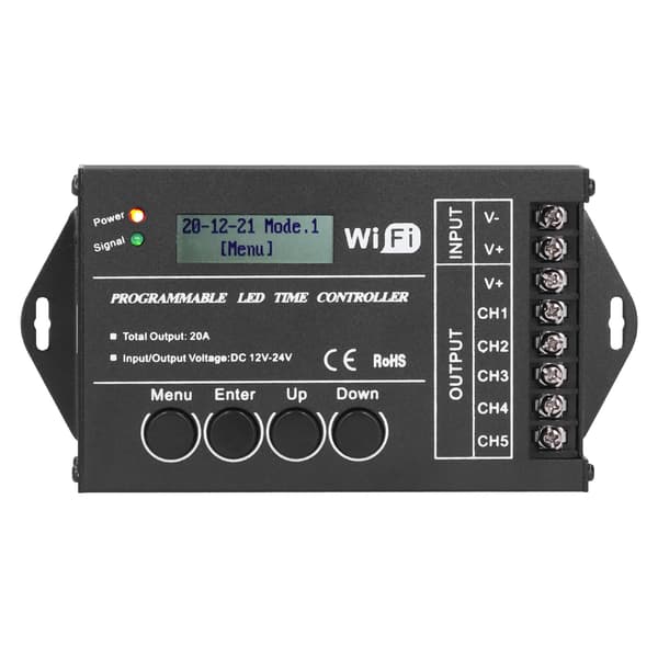 LED-lysstyring Multifunktionel WiFi Programmerbar Lampe Timing Switch Controller